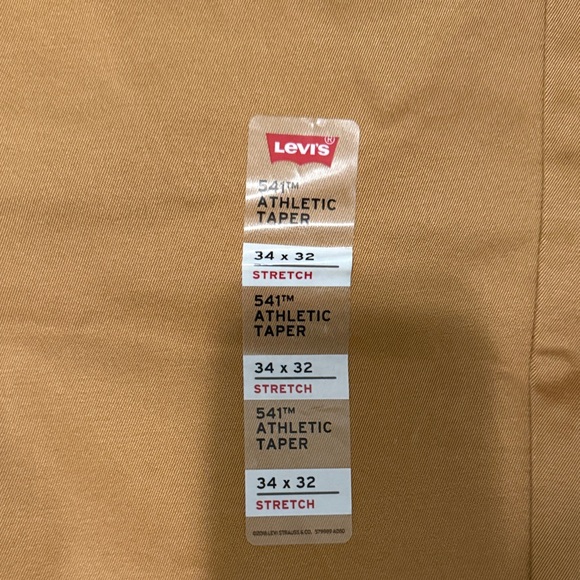 Levi's Men's Athletic Taper Straight Jeans - Brown - Picture 3 of 4